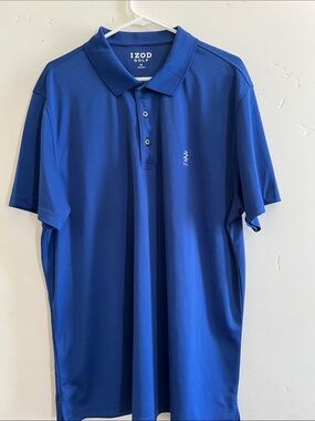 Izod Golf Men's Royal Blue Performance Polo
